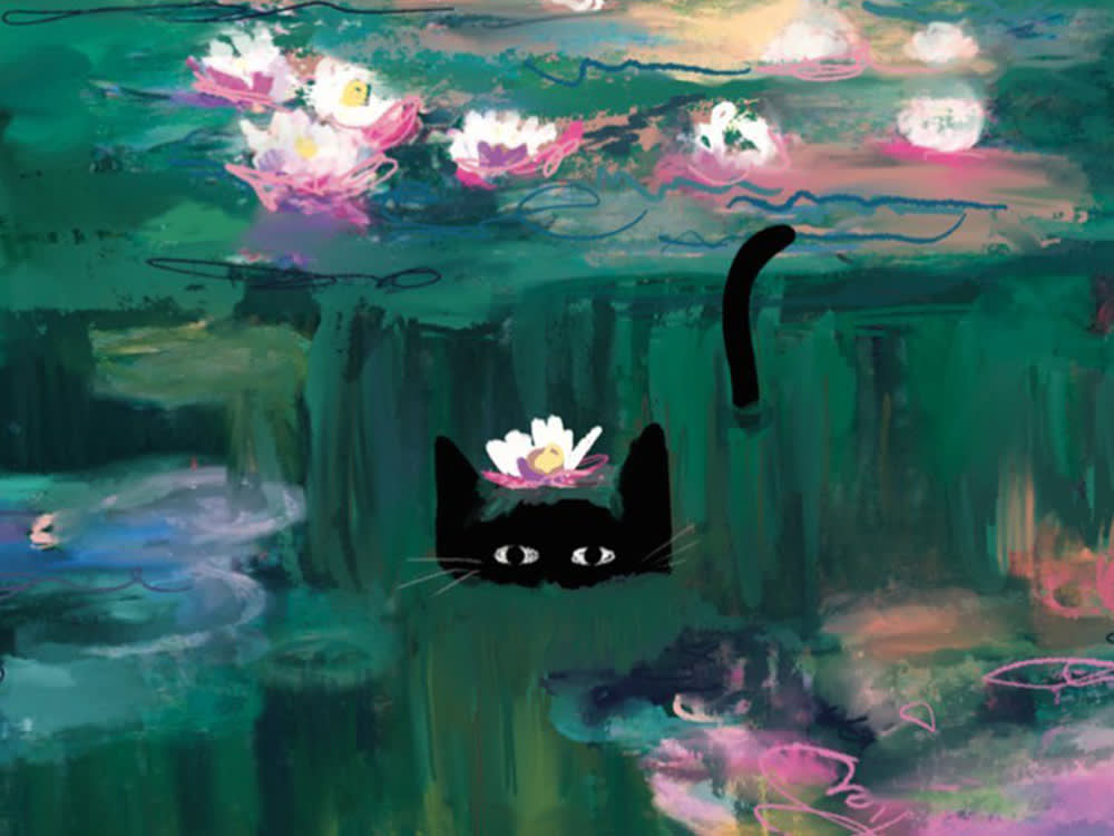 Clawed Monet and Frida Catlo: The Artist Behind Every Cat Lover's Favorite Gift