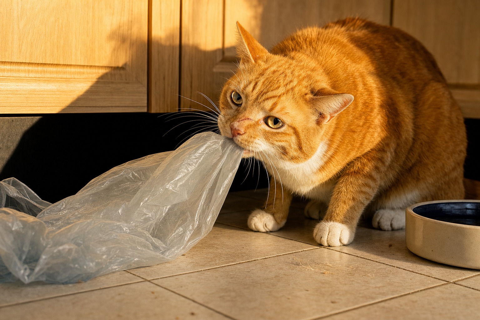 Your Cat Isn't Being Weird. Plastic Bags Smell Like Food.