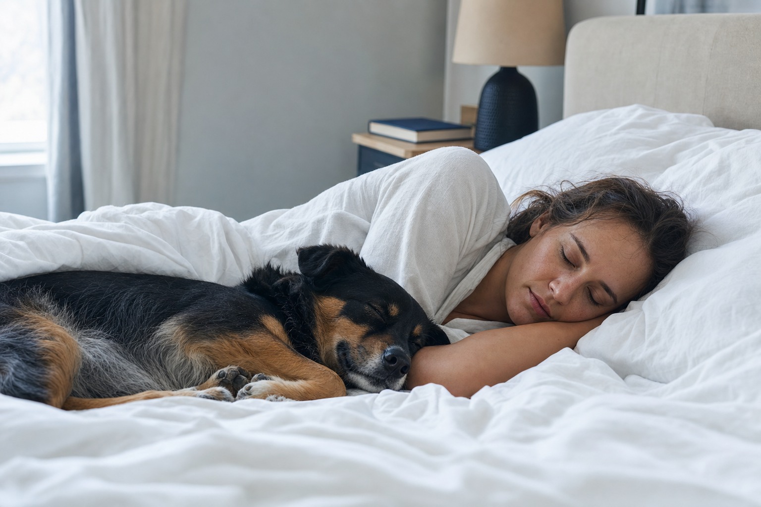 Letting Your Dog Sleep in Your Bed Isn't Spoiling Them. The Science Sides With You.