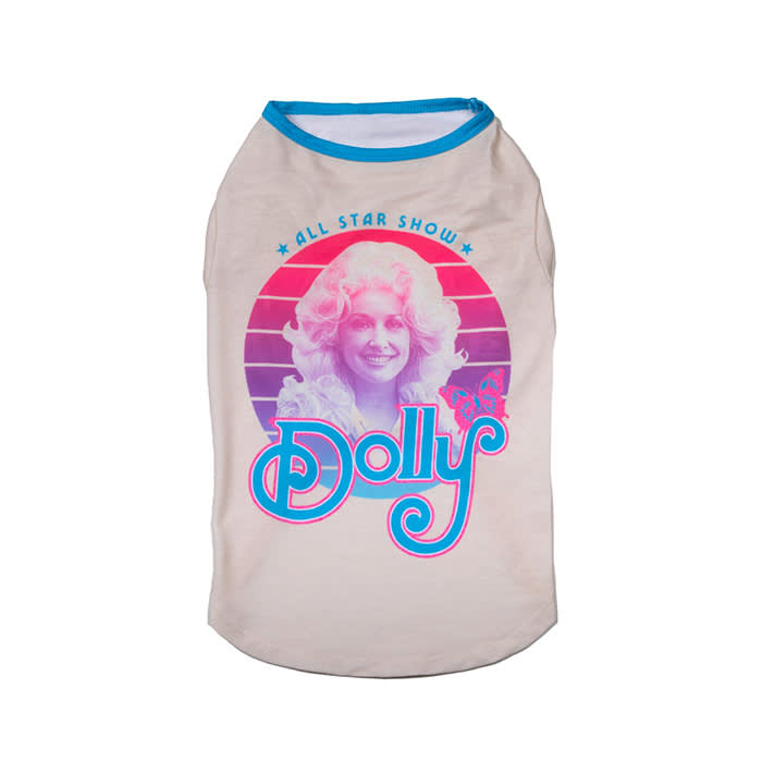 Doggy Parton rainbow pride t-shirt for dogs