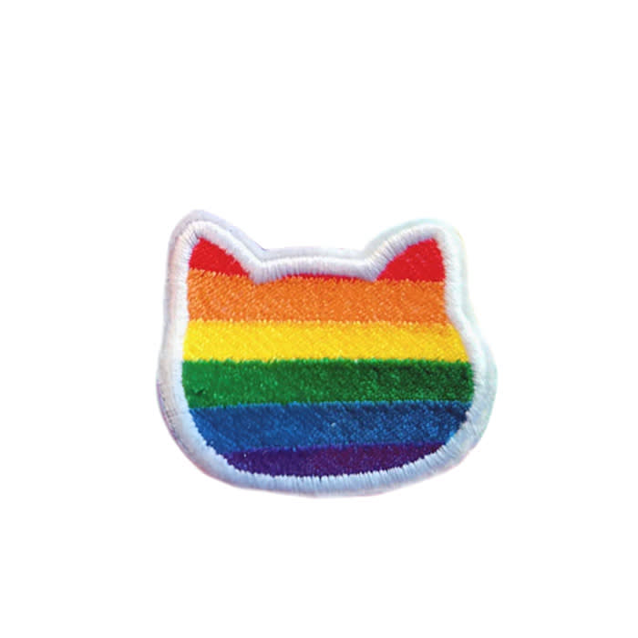 Cat on the Corner pride patch for cats