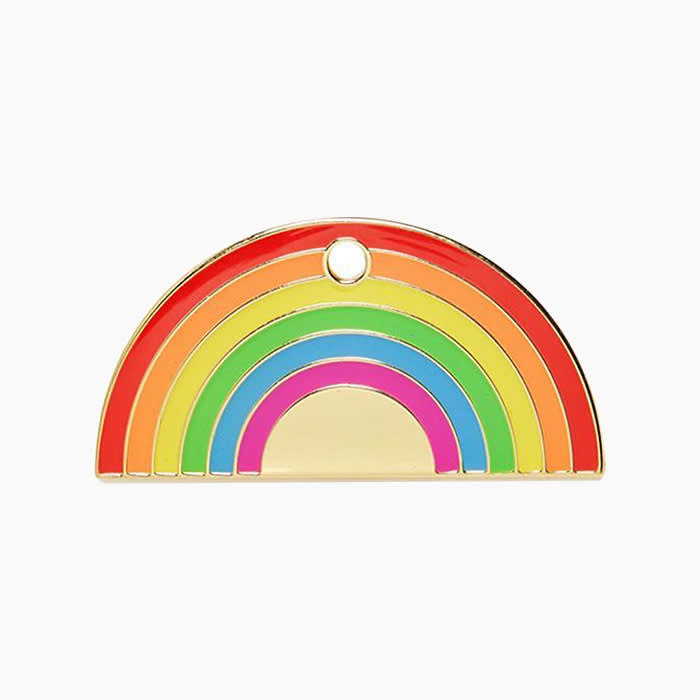 Trill Paws Rainbow Personalized Dog & Cat ID Tag