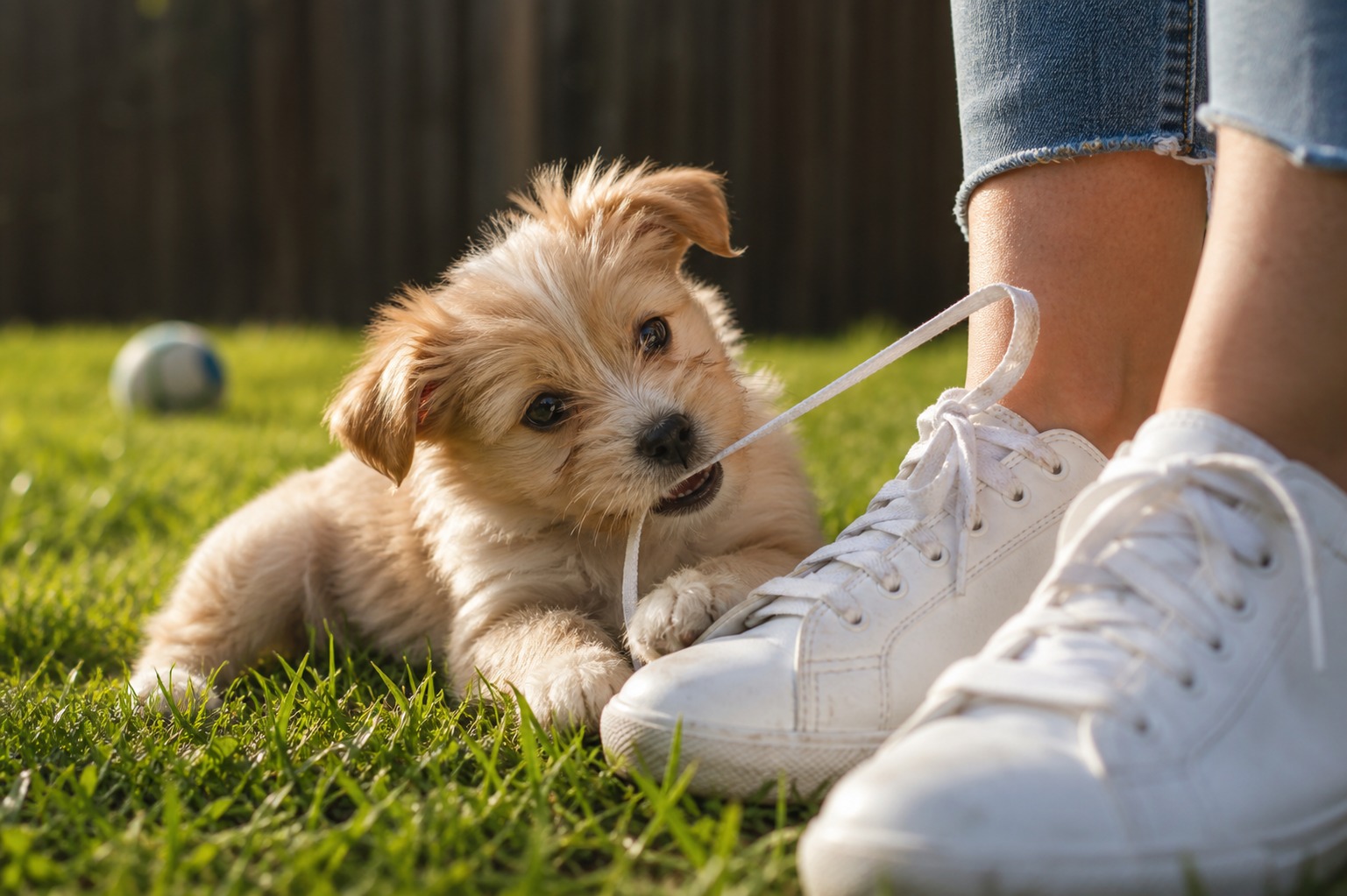 Your Puppy Bites Your Ankles Because It Works. Here's How to Make It Not Work.