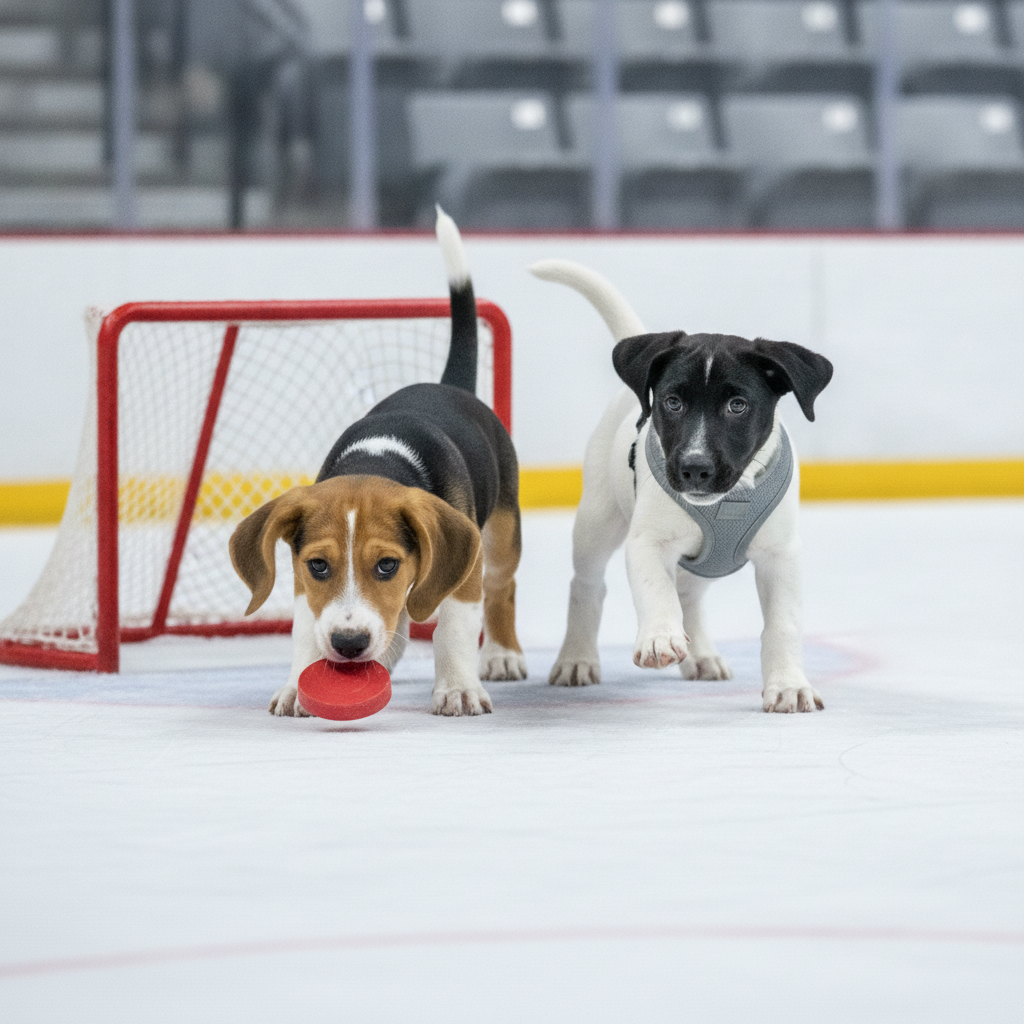 The NHL Built a Puppy Bowl, and Every Dog on the Ice Needed a Home