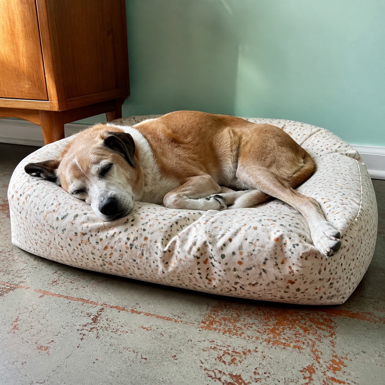 The Prettiest Dog Bed of the Terrazzo Era Was Really an Elegy