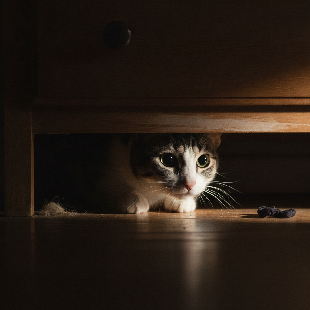 Her Cat Hid Under a Dresser for Months. That Was the Adoption Working.