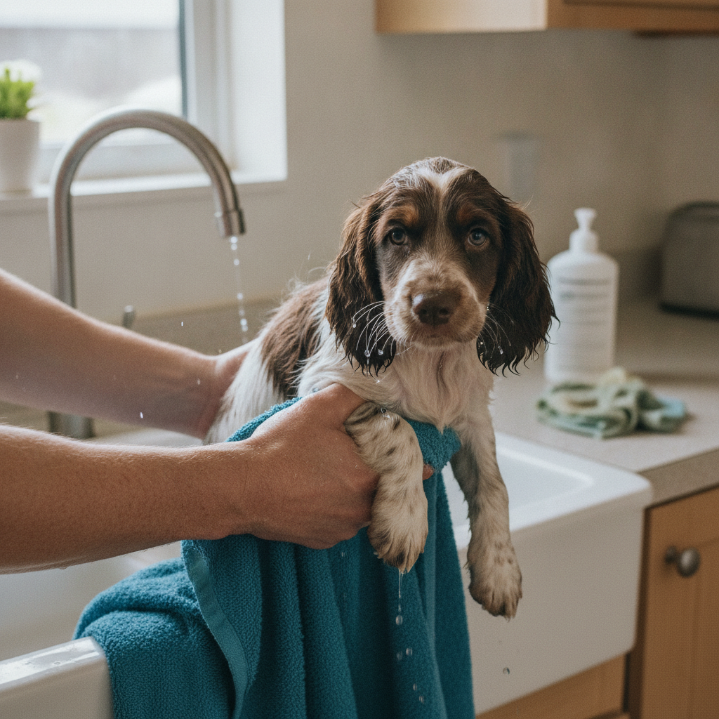 The 8-Week Puppy Bath Rule Has Nothing to Do With Germs