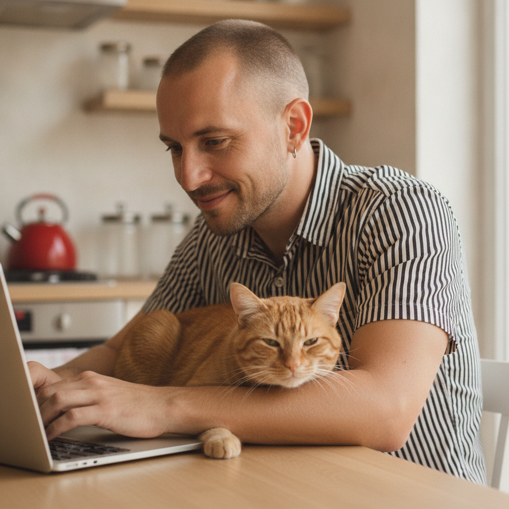 The 'Dog Guy' Is Quietly Becoming a Cat Guy