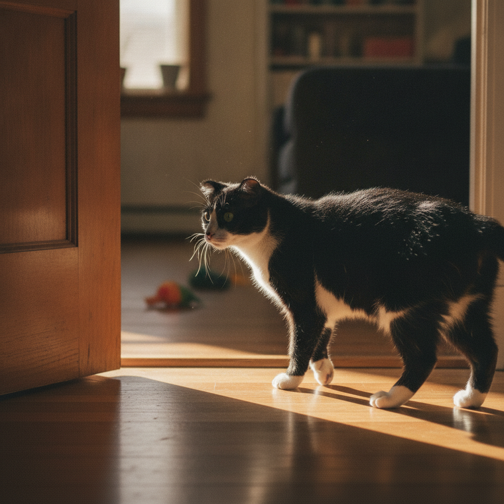 Your Cat Keeps Running Off. The Fix Is to Chase Less