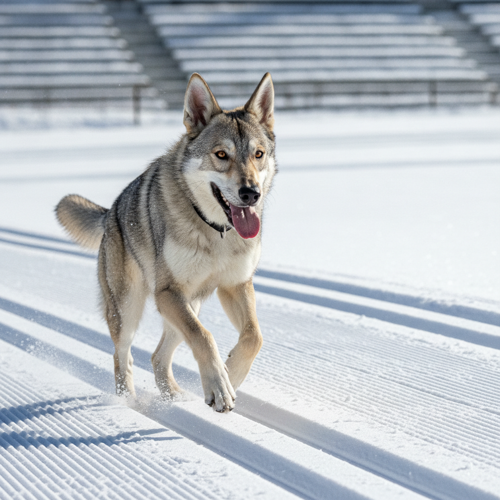 A Runaway Wolfdog Crashed the Olympics and Beat the Skiers to the Line