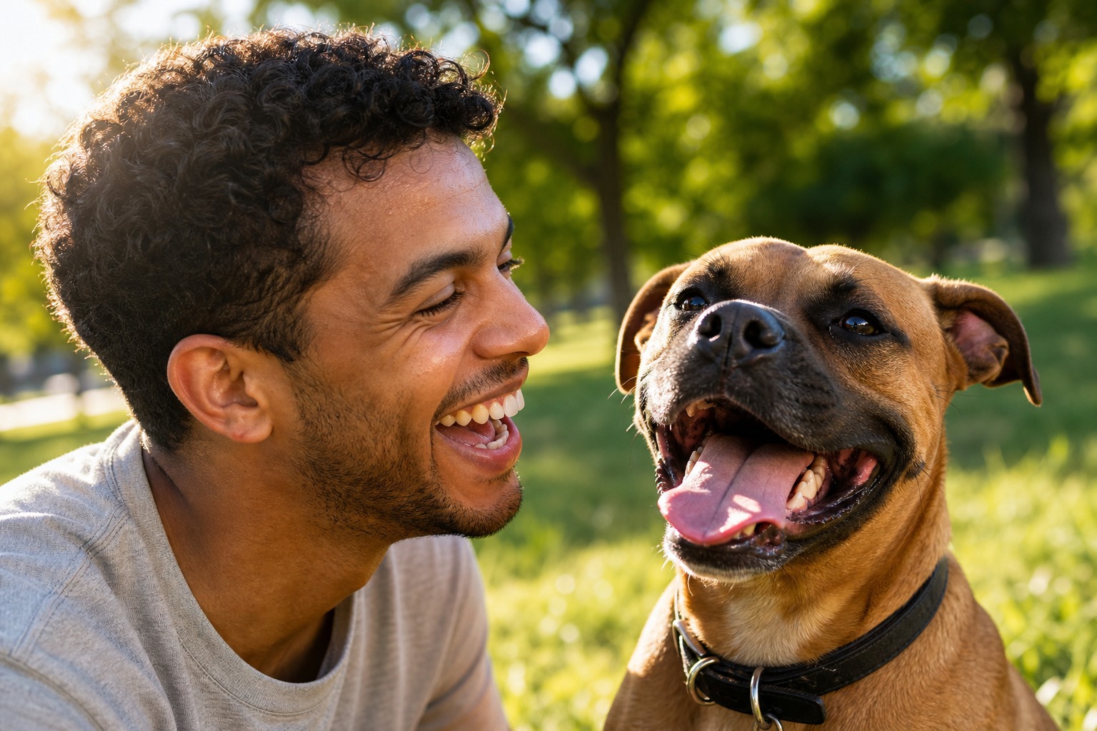 Your Dog Is Chasing Your Laugh. Science Says It's No Accident.